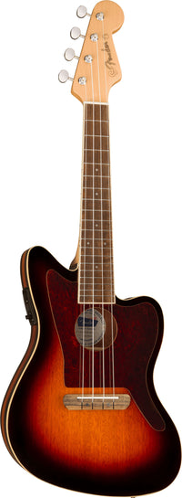 Fender Fullerton Jazzmaster WN Ukelele Electrficado 3 Colores Sunburst 2