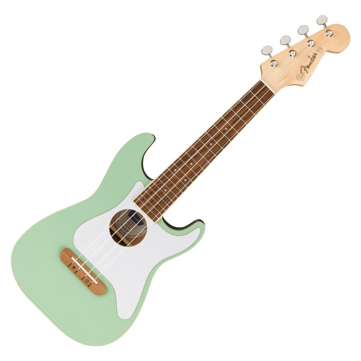 Fender Fullerton Stratocaster WN Ukelele Electrificado Surf Green 8