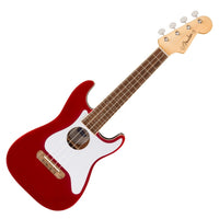 Fender Fullerton Stratocaster WN Ukelele Electrificado Candy Apple Red 8