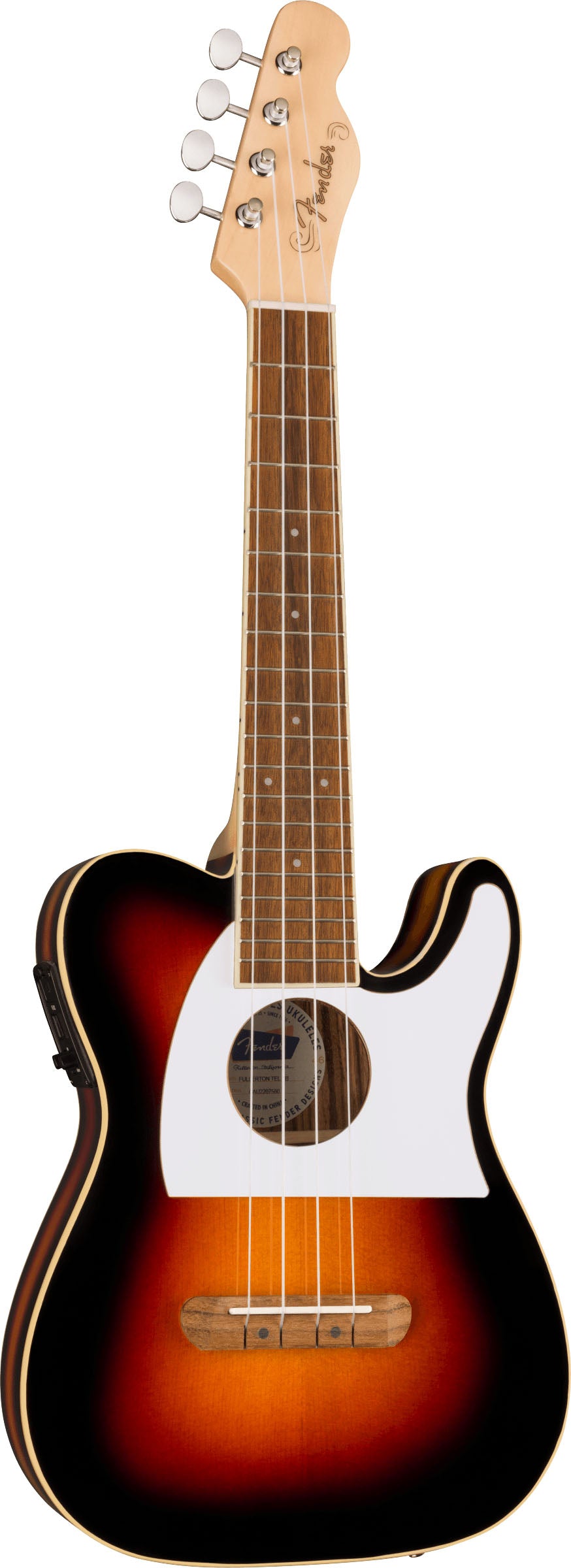 Fender Fullerton Telecaster WN Ukelele Electrificado 2 Colores Sunburst 2