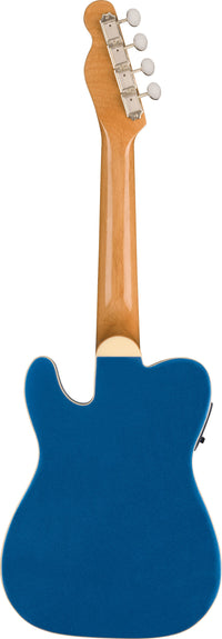 Fender Fullerton Telecaster WN Ukelele Electrificado Lake Placid Blue 3