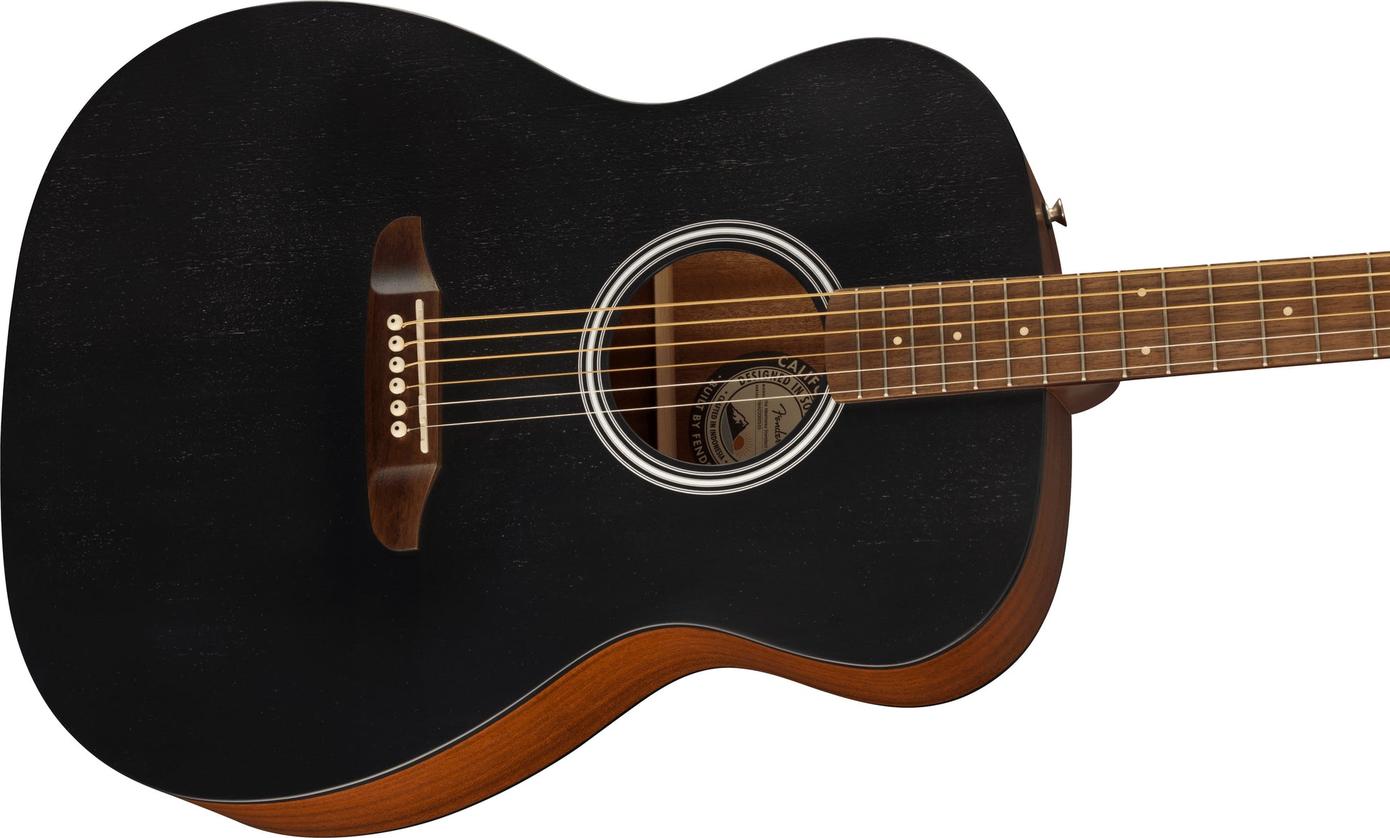 Fender Monterey Standard WN Guitarra Electroacústica Black Top 4