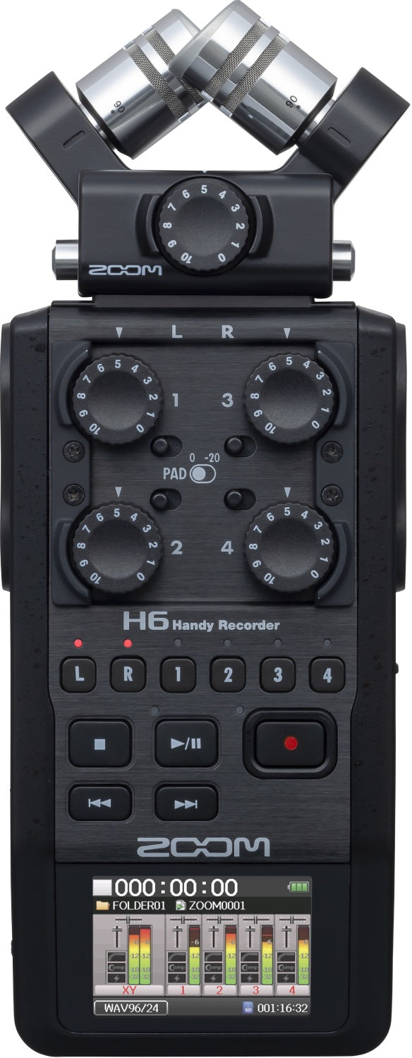 Zoom H6 BLK Grabador Multipistas Digital 1