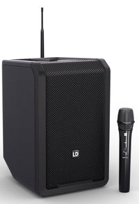 LD Systems ANNY8 HHD B5 Altavoz PA Bluetooth con Micrófono Inalámbrico Stage Black 1