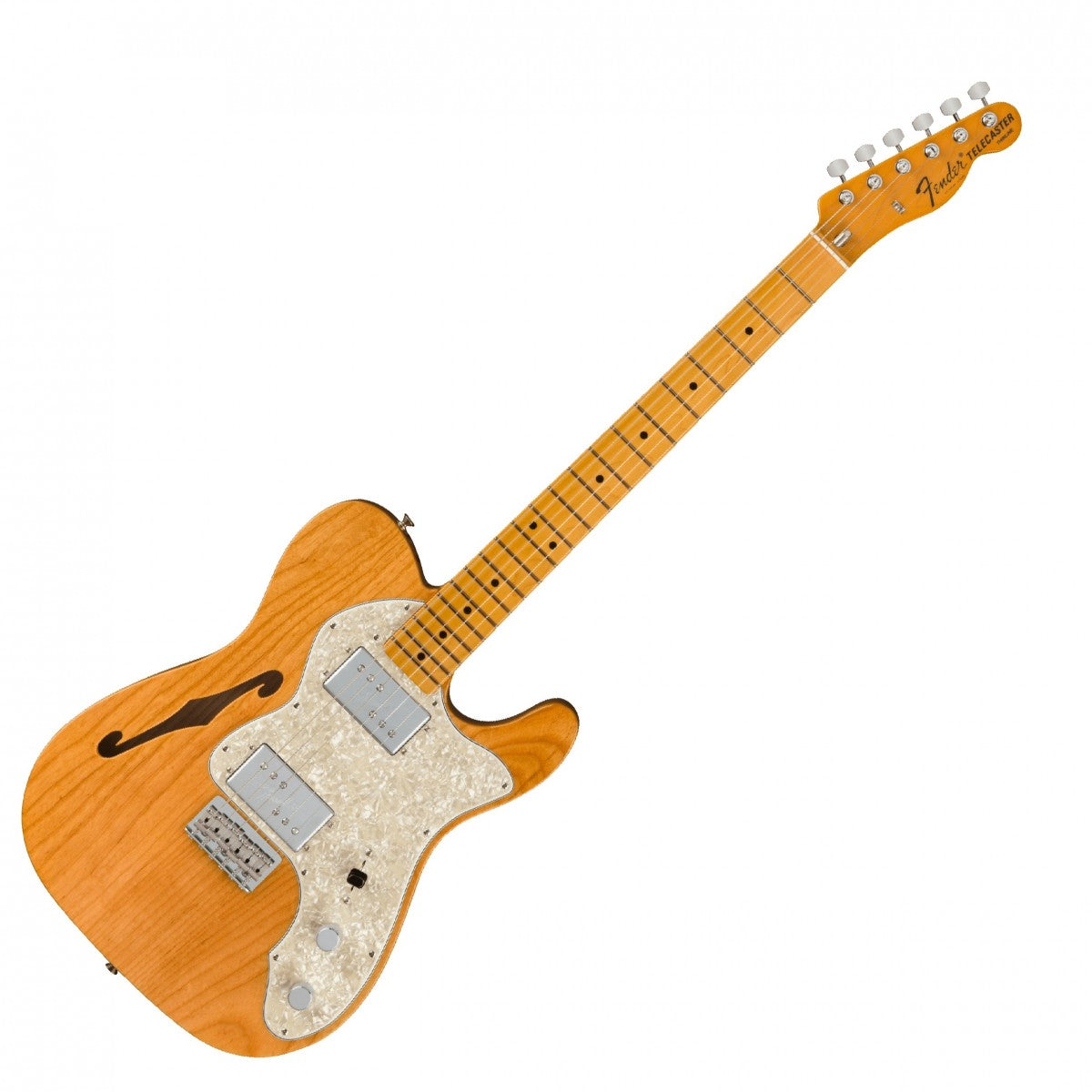 Fender American Vintage II 1972 Telecaster Thinline MN Guitarra Eléctrica Aged Natural 7