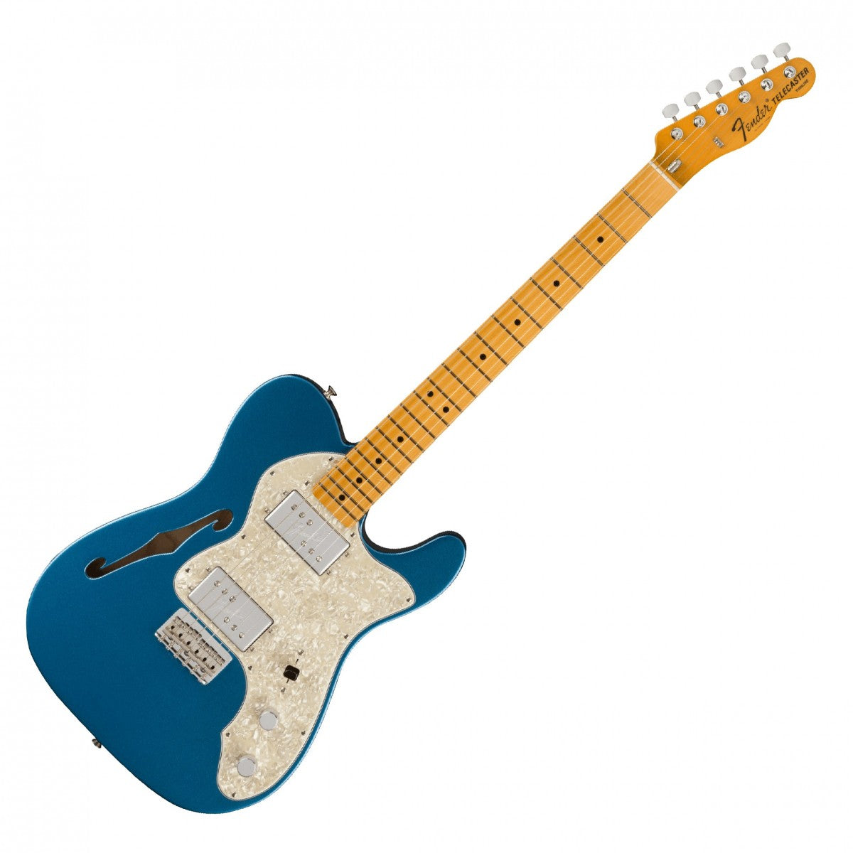 Fender American Vintage II 1972 Telecaster Thinline MN Guitarra Eléctrica Lake Placid Blue 7