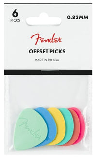 Fender 1989999104 Pack 6 Púas OfFSet Multicolor 9