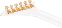 Jackson RR24MG MJ Series Rhoads EB Guitarra Eléctrica White with Black Pinstripes 6