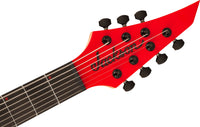 Jackson Pro Plus Dinky Modern MDK7 HT EB Guitarra Eléctrica 7 Cuerdas Sat. Red Black Bevels 5