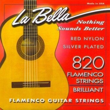 La Bella 821 Cuerda 1ª Guitarra Flamenca Rojo 1