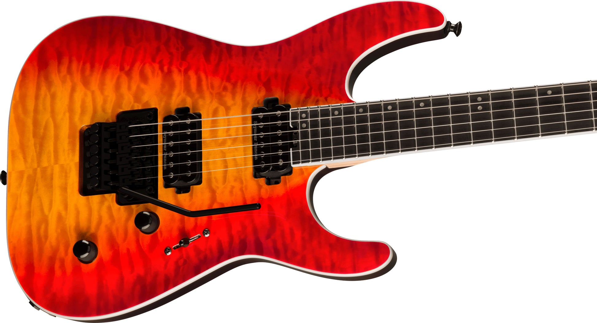 Jackson Pro Plus Series Dinky DKAQ EB Guitarra Eléctrica Firestorm 3