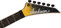 Jackson Pro Plus Series Soloist SLA3Q EB Guitarra Eléctrica Amber Blue Burst 5