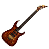 Jackson Pro Plus Series Soloist SLA3Q EB Guitarra Eléctrica Amber Tiger Eye 7