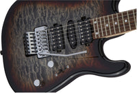 Charvel MJ San Dimas Style 1 HSH FR QM PF Guitarra Eléctrica Midnight Glow 6