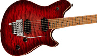 EVH Wolfgang Special QM Baked MN Guitarra Eléctrica Sangria 3