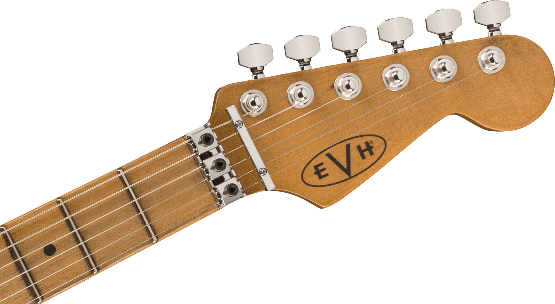 EVH Frankenstein Relic MN Guitarra Eléctrica Blanca 5