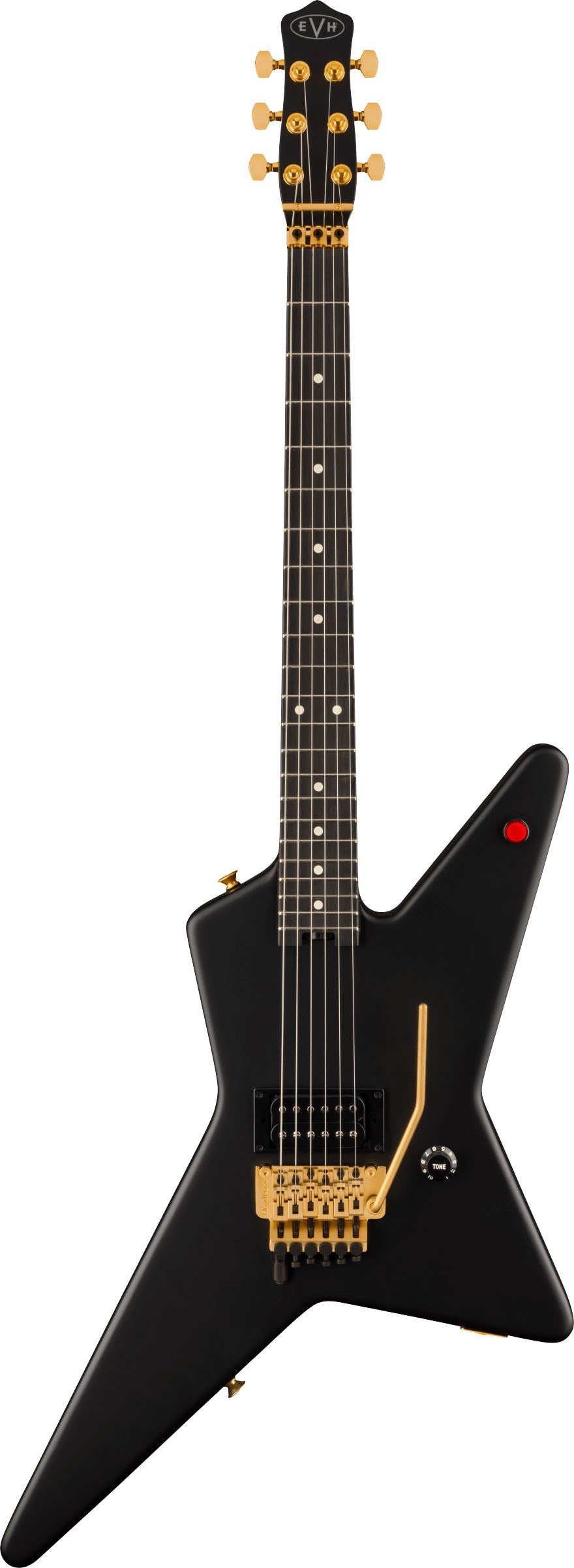 EVH Limited Edition Star EB Guitarra Eléctrica Stealth Black with Gold Hardware 1