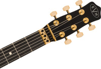 EVH Limited Edition Star EB Guitarra Eléctrica Stealth Black with Gold Hardware 5