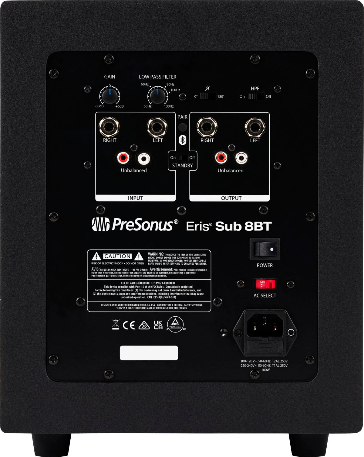 Presonus Eris SUB 8BT Subwoofer 3