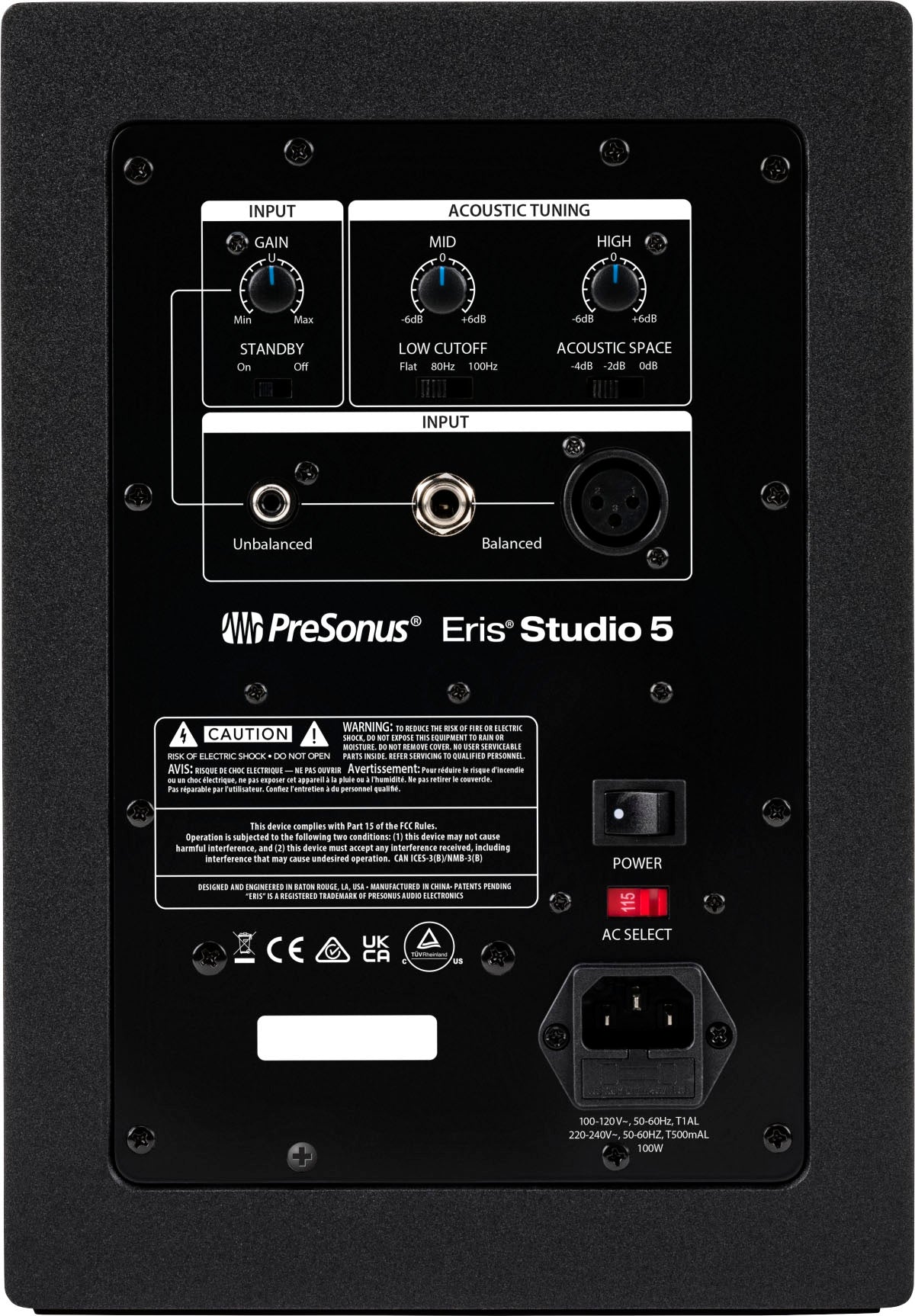 Presonus Eris Studio 5 Monitor Estudio. Unidad 3