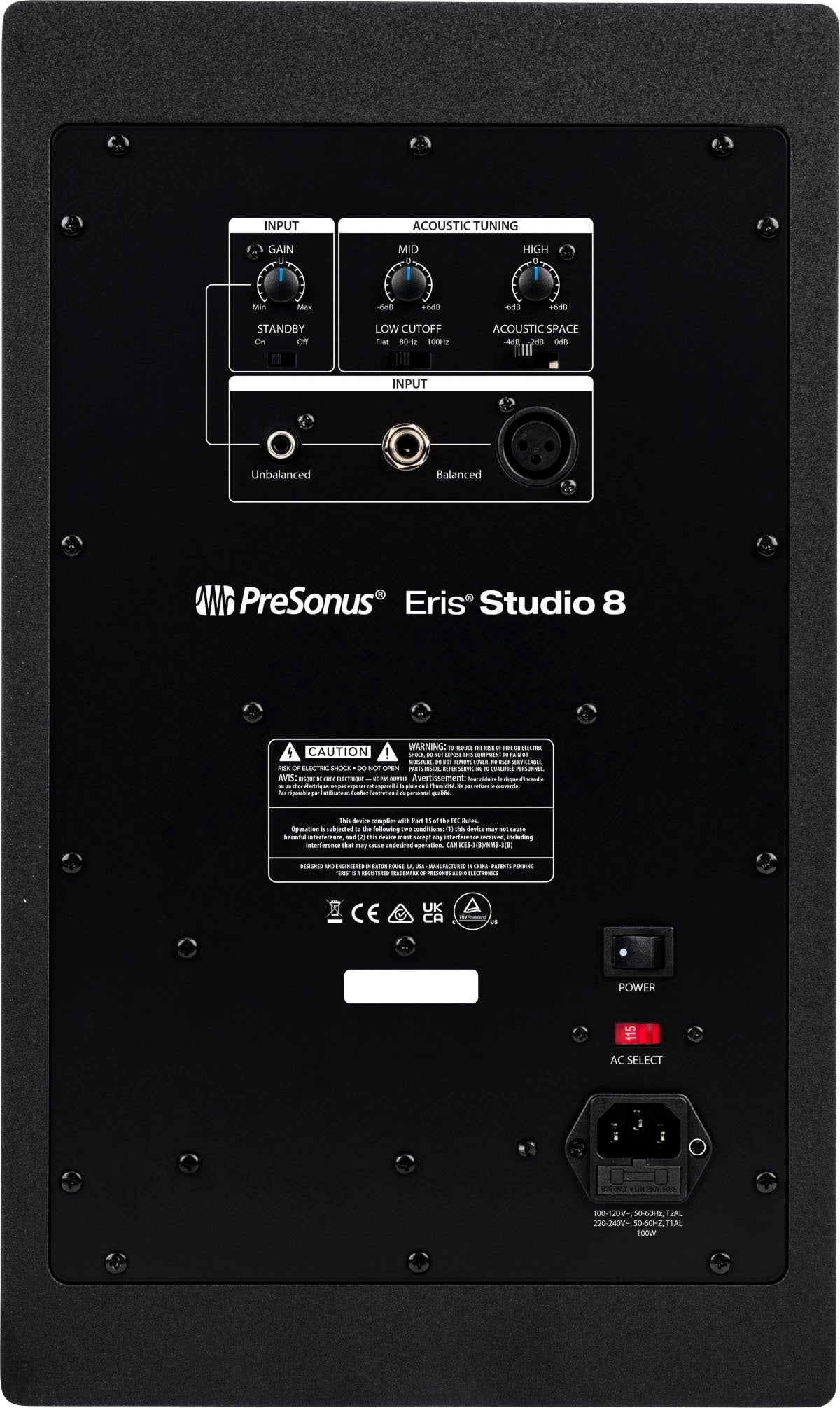 Presonus Eris Studio 8 Monitor Estudio. Unidad 3