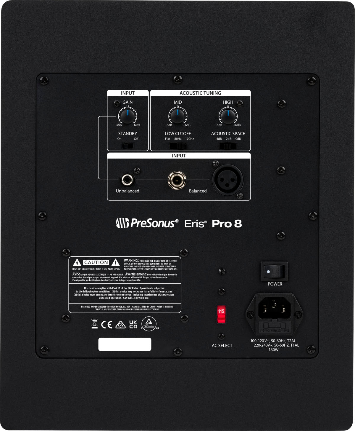 Presonus Eris Pro 8 Monitor Estudio. Unidad 3