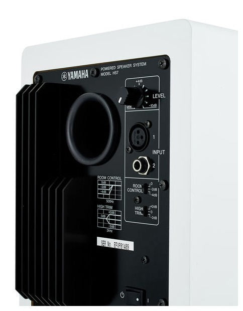 Yamaha HS7W Blanco Monitor Estudio Biamplificado. Unidad 4