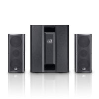 LD Systems DAVE 8 Roadie Sistema PA Activo Portátil con Mezclador 3 Canales 1