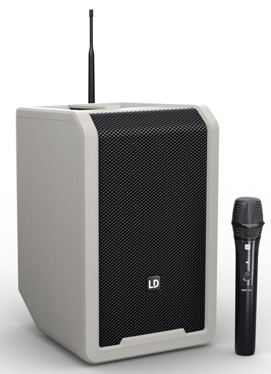 LD Systems ANNY8 HHD B5 G Altavoz PA Bluetooth con Micrófono Inalámbrico Urban Grey 1