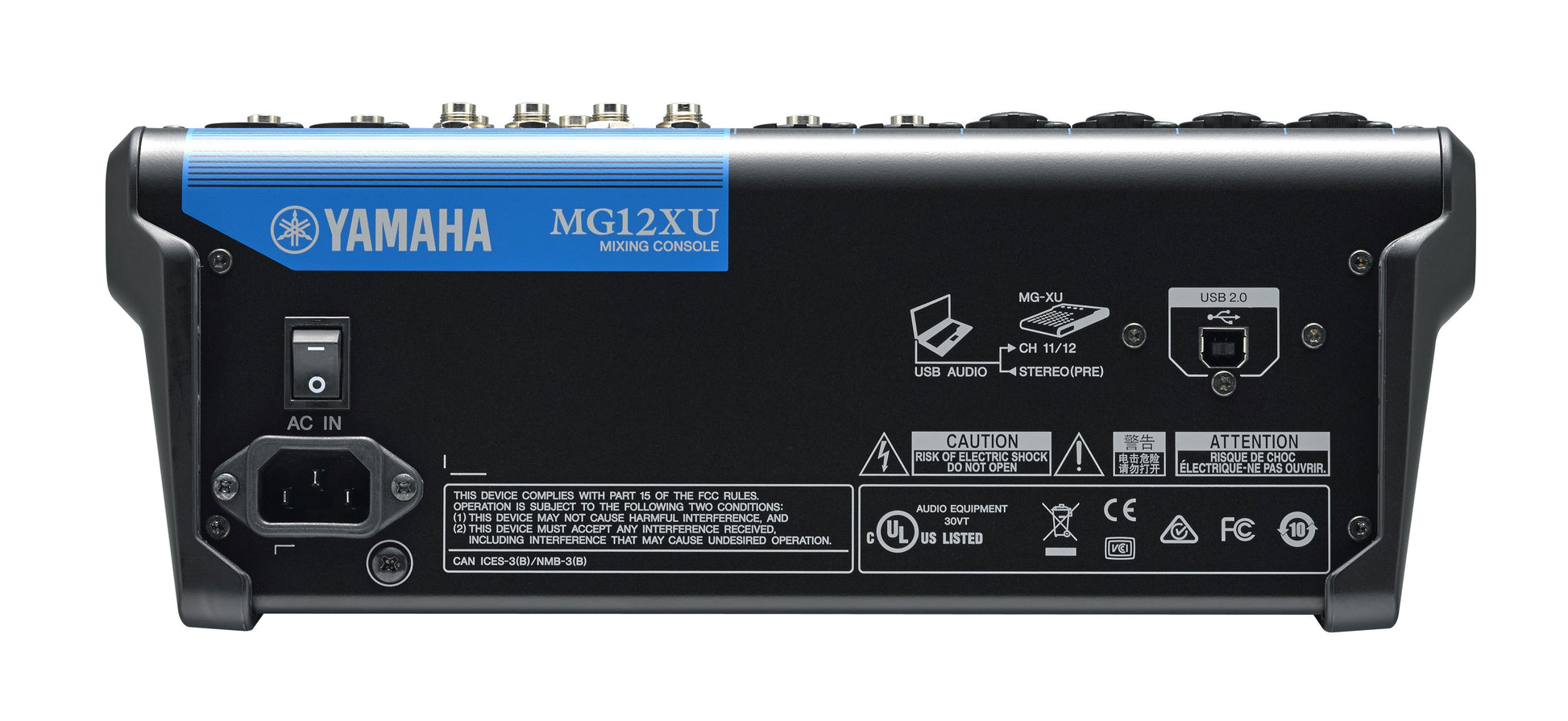 Yamaha MG12XU Mesa de Mezclas Analógica de 12 Canales con Efectos y USB 6