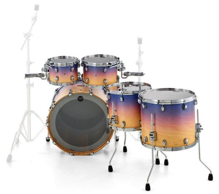 Tama WBS52RZS SAF Starclassic Walnut Birch Batería Acústica Satin Purple Atmosphere Fade 4