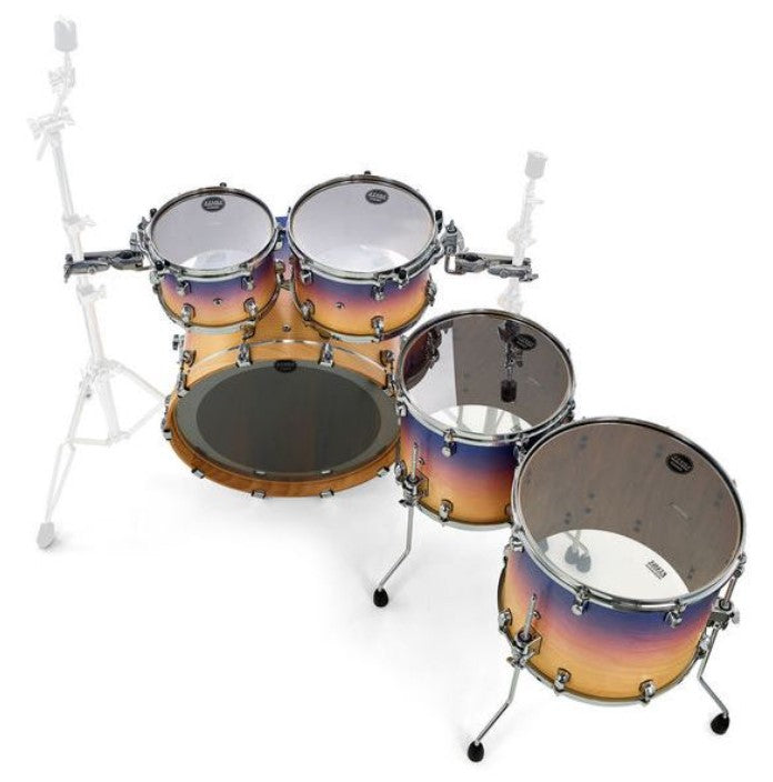 Tama WBS52RZS SAF Starclassic Walnut Birch Batería Acústica Satin Purple Atmosphere Fade 5