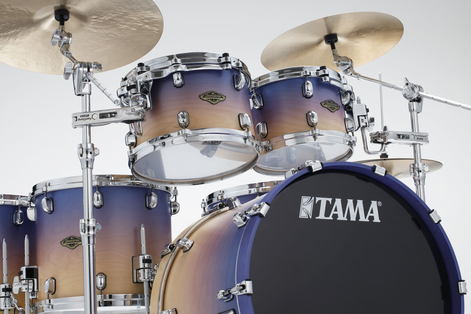 Tama WBS52RZS SAF Starclassic Walnut Birch Batería Acústica Satin Purple Atmosphere Fade 20