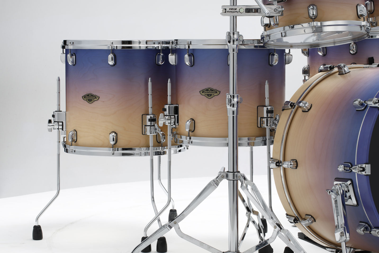 Tama WBS52RZS SAF Starclassic Walnut Birch Batería Acústica Satin Purple Atmosphere Fade 21