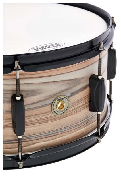 Tama WP1465BK NZW Woodworks Caja Batería 14X6.5 Natural Zebrawood Wrap 4