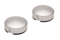 Daddario FST02S Pack 2 Tapas para Pulsadores Pedal Plateadas 1