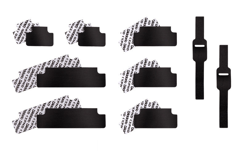 Daddario PGS02 Pack Tiras Velcro Sujeción Pedales 1