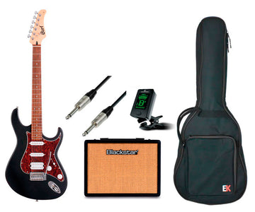 Cort -Pack- Principiante Guitarra Eléctrica Cort G110 OPBK + Amplificador y Accesorios 1