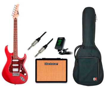 Cort -Pack- Principiante Guitarra Eléctrica Cort G100 OPBC + Amplificador y Accesorios 1