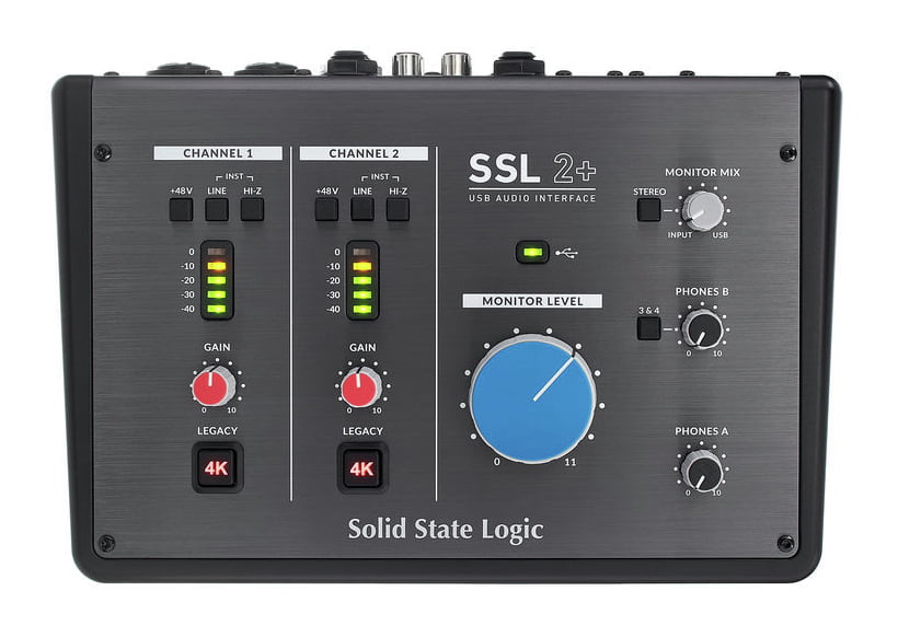 Solid State Logic SSL2+ Interfaz de Audio 1