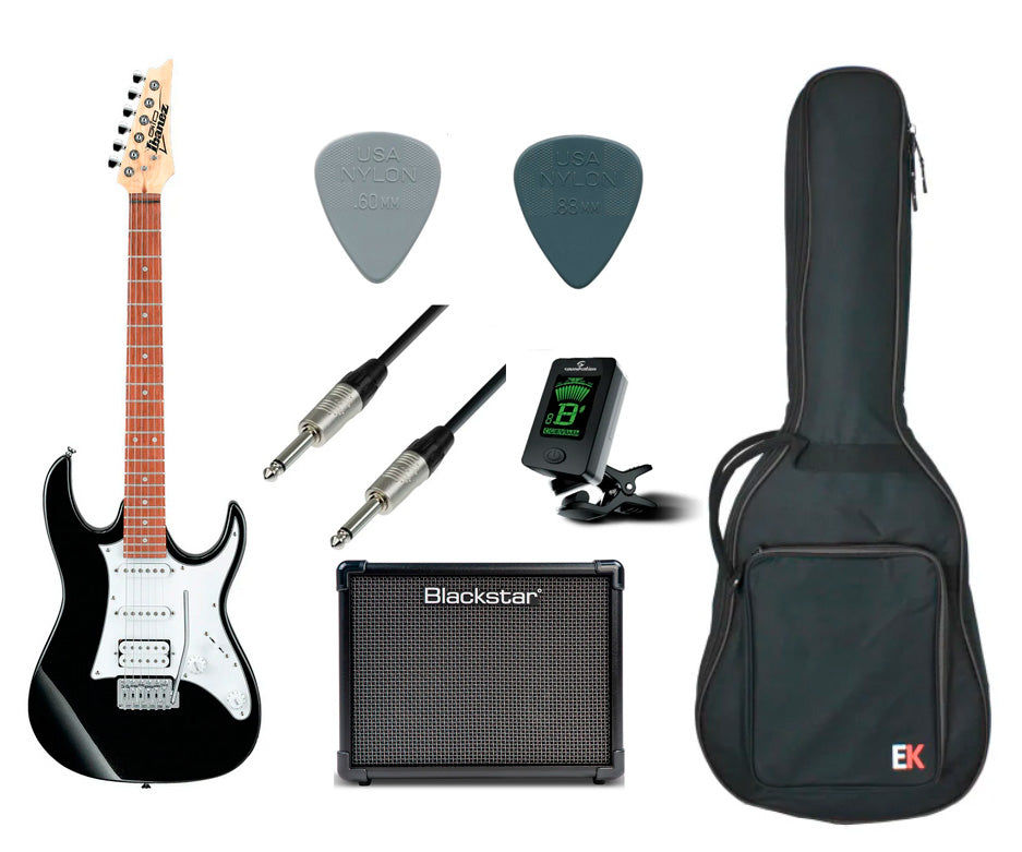 Ibanez -Pack- GRX40 BKN Guitarra Eléctrica + Amplificador y Accesorios 1