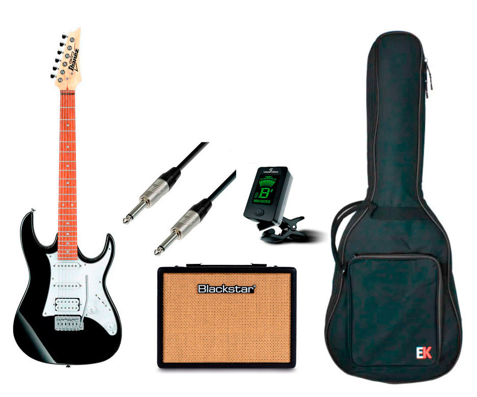 Ibanez -Pack- GRX40 BKN Guitarra Eléctrica + Amplificador y Accesorios 1