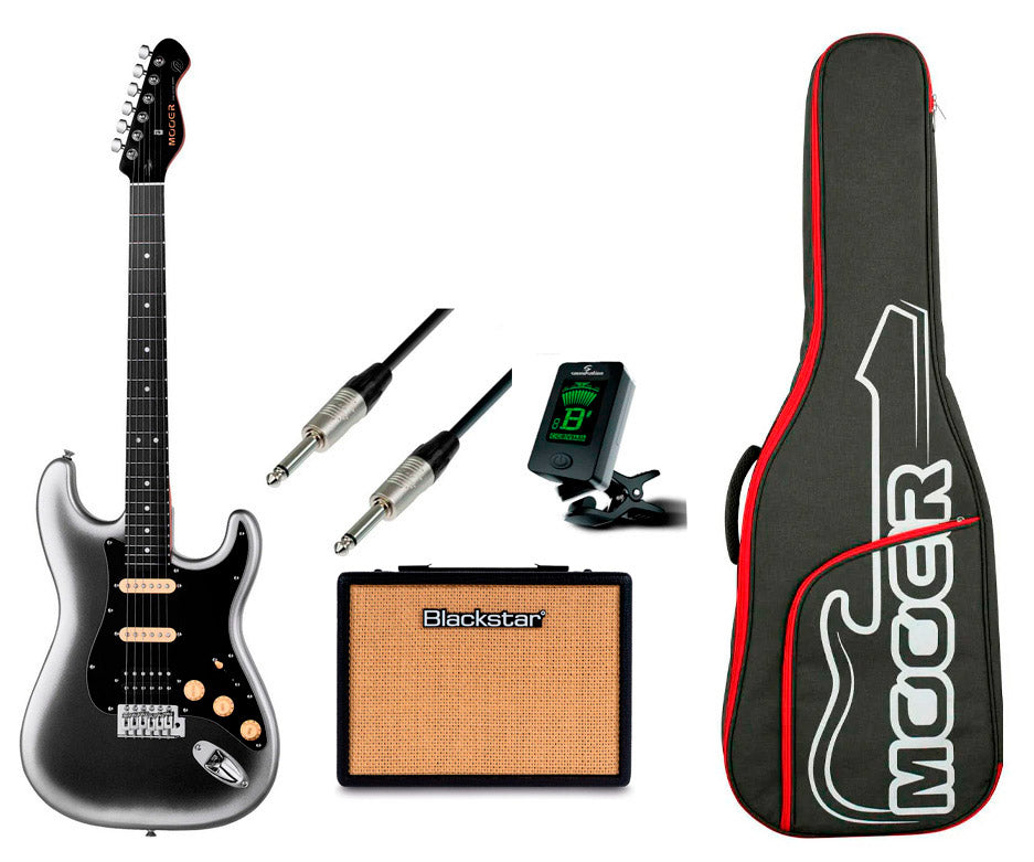 Mooer -Pack- MSC10 PRO DS Guitarra Eléctrica + Amplificador y Accesorios 1