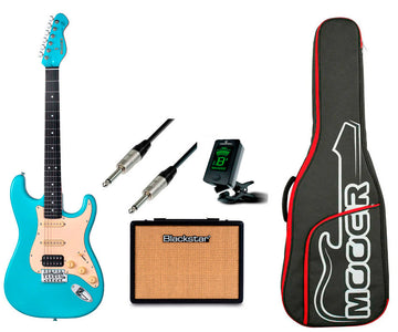 Mooer -Pack- MSC10 PRO DPB Guitarra Eléctrica + Amplificador y Accesorios 1