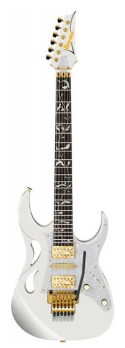 Ibanez PIA3761 SLW Steve Vai Prestige Guitarra Eléctrica Stallion White 1