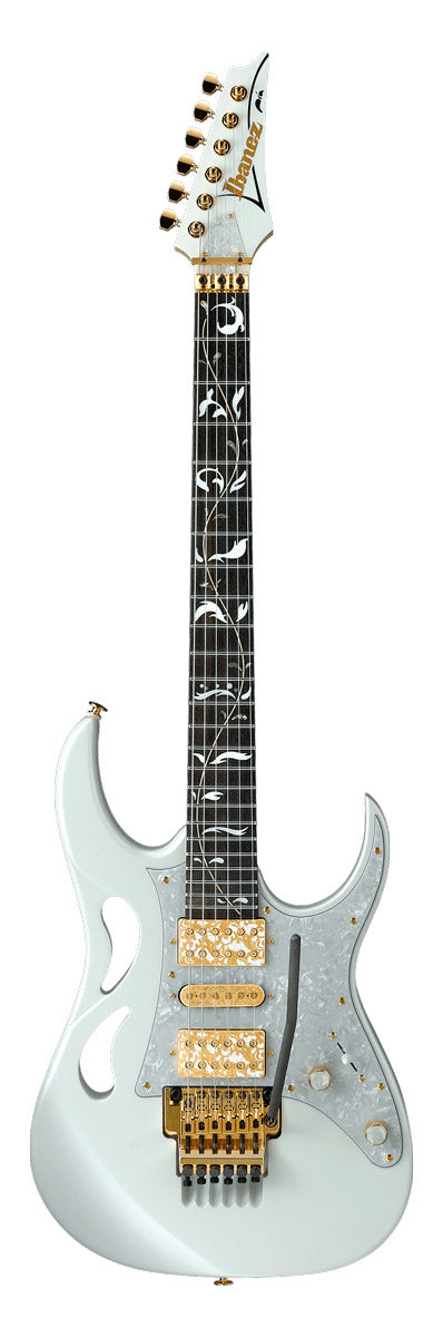 Ibanez PIA3761 SLW Steve Vai Prestige Guitarra Eléctrica Stallion White 1