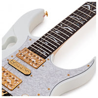 Ibanez PIA3761 SLW Steve Vai Prestige Guitarra Eléctrica Stallion White 7