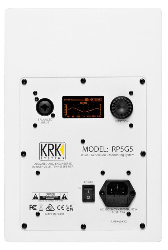 KRK RP5G5 W ROKIT MONITOR ACTIVO BLANCO. UNIDAD