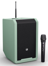 LD Systems ANNY8 HHD B5 GN Altavoz PA Bluetooth con Micrófono Inalámbrico Adventure Green 1