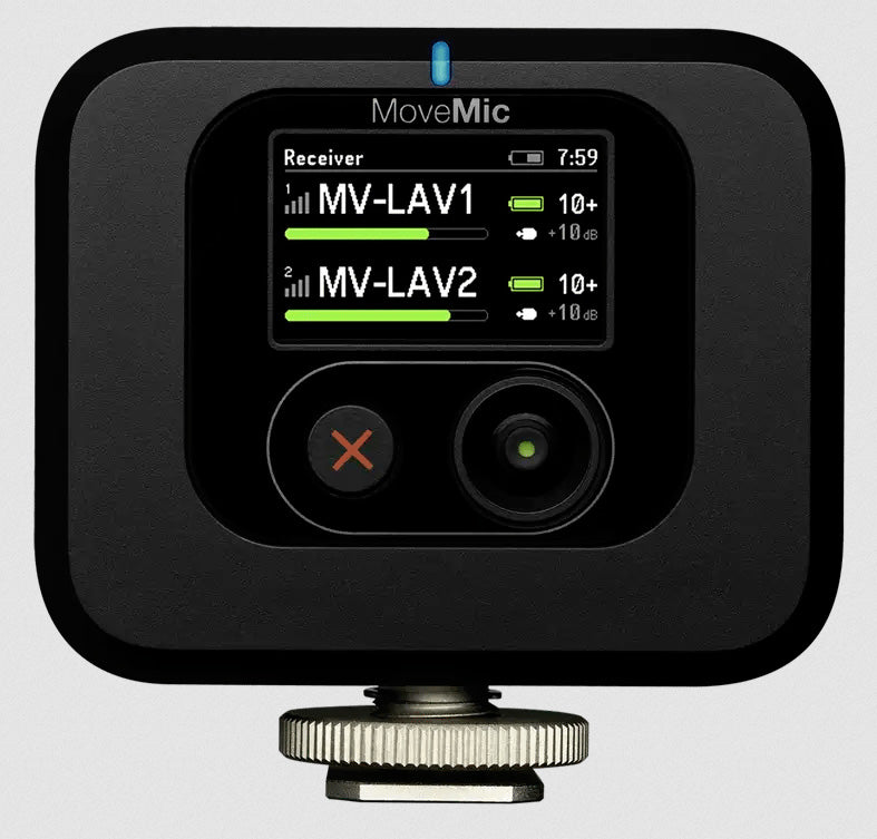 Shure Movemic 88+ Plus Kit Micrófono Inalámbrico con Receptor para Grabar Video 3